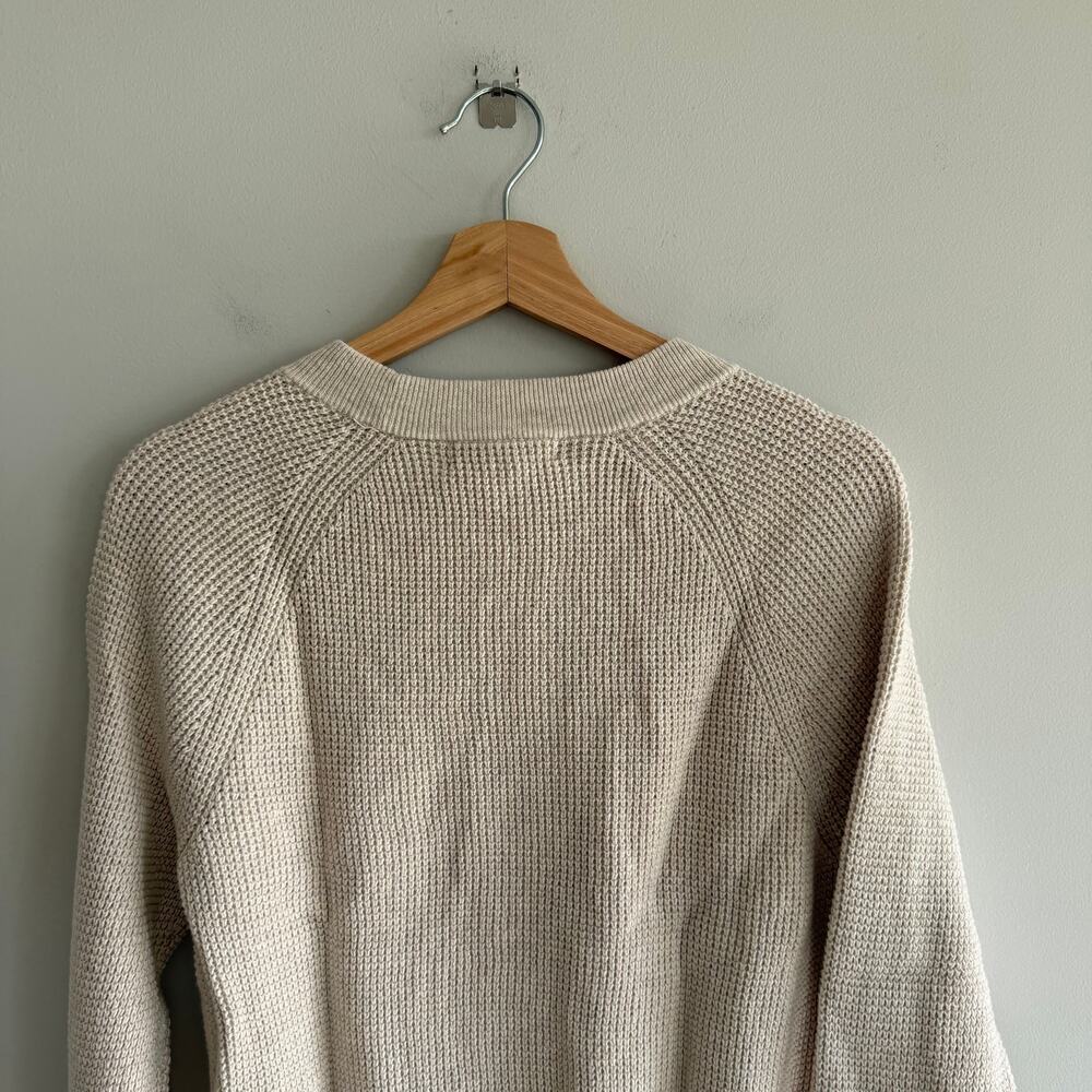 Treasure & Bond Crew Neck Knit Pullover Sweater Beige Oatmeal S NWT - Picture 9 of 9